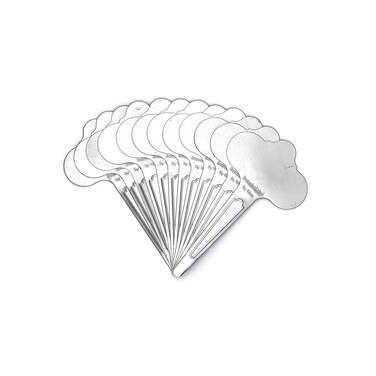Bosmere Wren Professional 612Inch Stainless Steel ReUsable Plant Labels Pack of 12