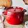 Staub Cast Iron Dutch Oven 5qt Tall Cocotte Made in France Serves 56 Cherry
