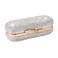 CALIDAKA Lipstick Case Holder with Mirror Crystal Lipstick Organizer for Travel Ladies Fashion Portable Glitter Shiny Diamonds Rhinestone Clip Holder Luxury Lip Gloss Makeup Storage Bag