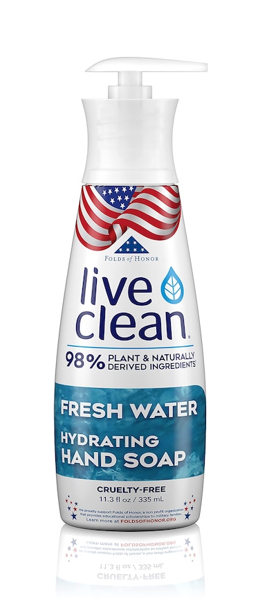 Live Clean Fresh Water Moisturizing Liquid Hand Soap 113oz