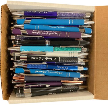 Express Pencils 2lb Box Of Misprint Pens  Metal  Ink Ballpoint Bulk Ballpoint Retractable Lot Wholesale 2 pounds
