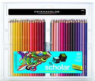 Prismacolor Scholar Colored Pencils Adult Coloring 60 Pack