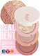 Kaja Beauty Bento Collection  Bouncy Eyeshadow Trio  16 Peach Madeline  Nude Peach Tone  Vegan Cruelty free