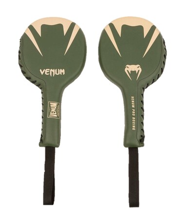 Venum Pro Boxing Rackets Pair  KhakiGold