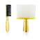 T Hair Brush Set 2 Pieces Gold Including Barber Cleaning Brush  Neck Duster Brush for Barbershop and Home Use