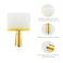 T Hair Brush Set 2 Pieces Gold Including Barber Cleaning Brush  Neck Duster Brush for Barbershop and Home Use