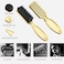 T Hair Brush Set 2 Pieces Gold Including Barber Cleaning Brush  Neck Duster Brush for Barbershop and Home Use