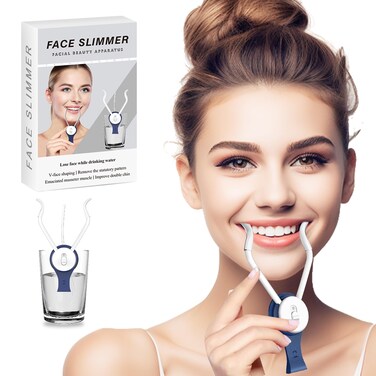 Jaw Exerciser for WomenJawline ExerciserFace and Neck ExerciserJaw StrengthenerMouth Exerciser for Face Mouth Muscles Double Chin with Straw Drinking at HomeWorkGym
