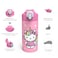 zak Hello Kitty  Stainless Steel Vacuum Insulated Water Bottle  14 oz  Durable  Leak Proof  FlipUp Straw Spout  BuiltIn Carrying Loop  BPA Free