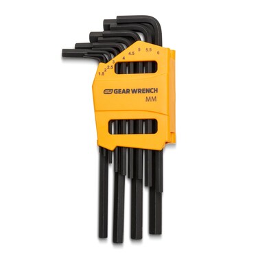GEARWRENCH 10 Piece Short Arm Metric Hex Key Set  83501