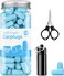 120PCS Ultra Soft Earplugs for Sleeping SNR 38dB High Effctive Noise Cancelling Earplugs IndustrialGrade Foam Ear Plugs for Sleep SnoringWorking Slow Rebound with Carrying Case Scissor Blue