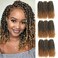 8 Inch Passion Twist Hair 9 Pcs Water Wave Passion Twist Crochet Hair Extensions Bohemian Hair Passion Twist Braiding Hair Extension T1B27