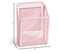 U Brands Blush Mesh Locker Organization Kit Includes Magnetic Cup Folding Shelf and Bin 3 Pieces