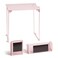 U Brands Blush Mesh Locker Organization Kit Includes Magnetic Cup Folding Shelf and Bin 3 Pieces