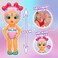 IMC Toys Bloopies Mermaids Magic Tail  Layla  Water Toy with Removable Mermaid Tail for Girls and Kids 18M and up Multi