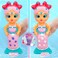 IMC Toys Bloopies Mermaids Magic Tail  Layla  Water Toy with Removable Mermaid Tail for Girls and Kids 18M and up Multi