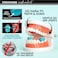 ONE FORZA Jawline Exerciser for Men  Women Defines and Tones Jaw and Face3 Resistance Options for Beginner Intermediate  Advanced Users 2 pcsset Smaller Comfort Fit AQUA 40LBS