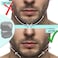 ONE FORZA Jawline Exerciser for Men  Women Defines and Tones Jaw and Face3 Resistance Options for Beginner Intermediate  Advanced Users 2 pcsset Smaller Comfort Fit AQUA 40LBS