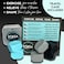 ONE FORZA Jawline Exerciser for Men  Women Defines and Tones Jaw and Face3 Resistance Options for Beginner Intermediate  Advanced Users 2 pcsset Smaller Comfort Fit AQUA 40LBS