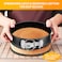Tobepico NonStick Springform Pan with Removable Bottom Cake Pans Set 3 Round Baking Pans 479 Premium Leakproof Bakeware Cheesecake Cake Pan for Made Cheesecakes Pizzas and Quiches