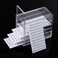 Amber Lash 5 Layers Clear Acrylic Lash Storage Case for Eyelash Extension Pallet Holders organizer