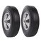 2Pack ARPRO 10 x 25 Flat Free Solid Rubber Tires and Wheel  10 inch Solid Wheels with 58 Axles and 225 Offset Hub  Replacement Wheels for Hand Trucks Dolly and Wheelbarrows