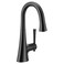 Moen 6126BL Kurv Collection OneHandle Pulldown Bar Faucet with Power Clean Featuring Reflex Matte Black
