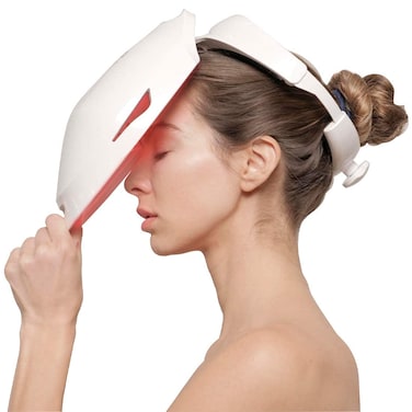 iDerma LED Mask No Touch FullFace Red and Infrared Light Therapy for Smoother YoungerLooking Skin Fast