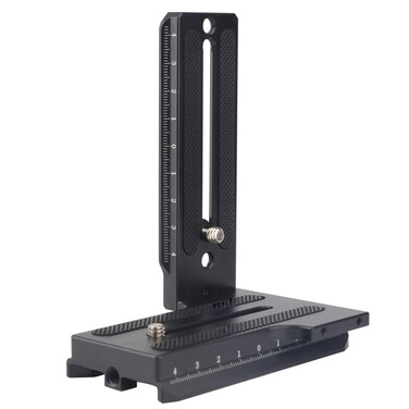 AFFVO L Bracket Vertical Plate Support Holder for Zhiyun WeebillWeebill SCrane 2Crane 33S and Video Cameras Left and Right Switchable