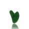 BFSDream Gua Sha Tool Nature Jade Gua Sha Stone Massage for Back Arm Neck and Body SPA Perfect Tool for Acupuncture Therapy Trigger Point Treatment and Facial Reduce PuffinessDark Green