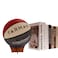 LuxRound Ball Stand Ball Display Rack Stand Holder for Football Basketball Volleyball Soccer Made of Solid Wood 2pcs for Trophy Autograph