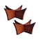 LuxRound Ball Stand Ball Display Rack Stand Holder for Football Basketball Volleyball Soccer Made of Solid Wood 2pcs for Trophy Autograph
