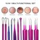 Pimple Popper Tool Kit VBoo Extraction Tools for Nose Facial Pore Blackhead Remover Tools Comedone Zit Popper Tool Blemish Whitehead Extractor Tool for Women Mens Christmas Present Rainbow