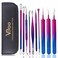Pimple Popper Tool Kit VBoo Extraction Tools for Nose Facial Pore Blackhead Remover Tools Comedone Zit Popper Tool Blemish Whitehead Extractor Tool for Women Mens Christmas Present Rainbow