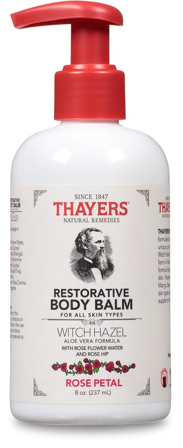 THAYERS Rose Petal Restorative Body Balm Moisturizing Body Lotion 8 Oz