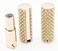 BesYouSel Empty Lipstick Tube Pearl Lip Balm Container Plastic 35g Refillable DIY Lip Balm Deodorant Case Holder with PP Plastic Inner for Women Girl DIY Makeup Lipstick Cosmetics Gold Pack of 10