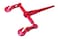 AAIN E003A 4 Pack Ratchet Load Binders Load Chain Binder 3812 with 2 Grab Hooks Tie Down Hauling