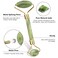 Jade Roller  Gua Sha Set Venste Facial Beauty Roller Skin Care Tools Natural Jade Stone Roller Massager for Face Eyes Neck Muscle Tension Relief and Lymphatic Drainage Green