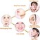 Electric Face Massage Roller Golden 3D Roller Electric Facial Roller and T Shape Facial Roller Massager Kit Electric Massage Roller for Puffiness Relief Gold
