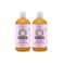Herbal Body Wash Lavender by Moon Valley All Natural Ingredients No Parabens Vegan Moisturizing Essential Oils Two Pack