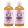 Herbal Body Wash Lavender by Moon Valley All Natural Ingredients No Parabens Vegan Moisturizing Essential Oils Two Pack