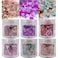 Lifextol 6 Colors Chunky Glitter Flakes Holographic Hexagon Fine Powder Epoxy Resin Accessories Crafts Nail Sequins for Nail Art Designs Festival Makeup Resin ProjectsMixed Color I