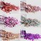 Lifextol 6 Colors Chunky Glitter Flakes Holographic Hexagon Fine Powder Epoxy Resin Accessories Crafts Nail Sequins for Nail Art Designs Festival Makeup Resin ProjectsMixed Color I