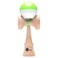Kendama USA Kaizen Half Split Kendamas  Nova Shape  Super Stick Paint  Extras Included Ball Cup Toy  Leaf Green