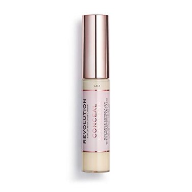 Makeup Revolution Conceal and Hydrate Concealer Full Coverage  Matte Finish C05 for Fair Skin Tones Vegan  CrueltyFree 07 Fl Oz