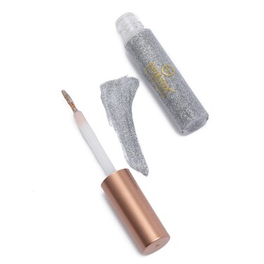 EPILYNX Hypoallergenic Eyeliner Glitter Liquid Eyeliner I Gluten Free and Vegan for Sensitive Skin 3 Silver by Dr Liia