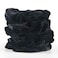 ALMHH 6 Count Big Black Velvet Scrunchies Healthier Hair Ties for Women Girl Not Hurt Hair Oversized Scrunchies Great