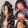SUPERLOOK 13x4 Honey Blonde Lace Front Wig Human Hair 24inch Body Wave 4x4 Lace Closure Wig