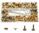 180 Pieces Canvas Snap Kit BetterJonny Stainless Steel Screws Snaps Marine Grade Canvas and Upholstery Boat Snaps Button Fastener with 3 Setting Tools for Boat Cover Furniture Golden