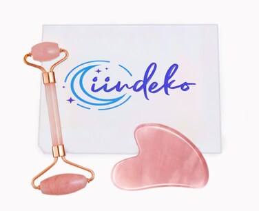 Rose Quartz Beauty Roller  Facial Tools Anti Aging Skin  Massage Tools for Face  Eye  Neck  Reduce Wrinkle  Dark Circle product applicator  Body Muscle Relaxing and Stimulating Blood Flow
